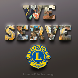 Lion Club Serve logo