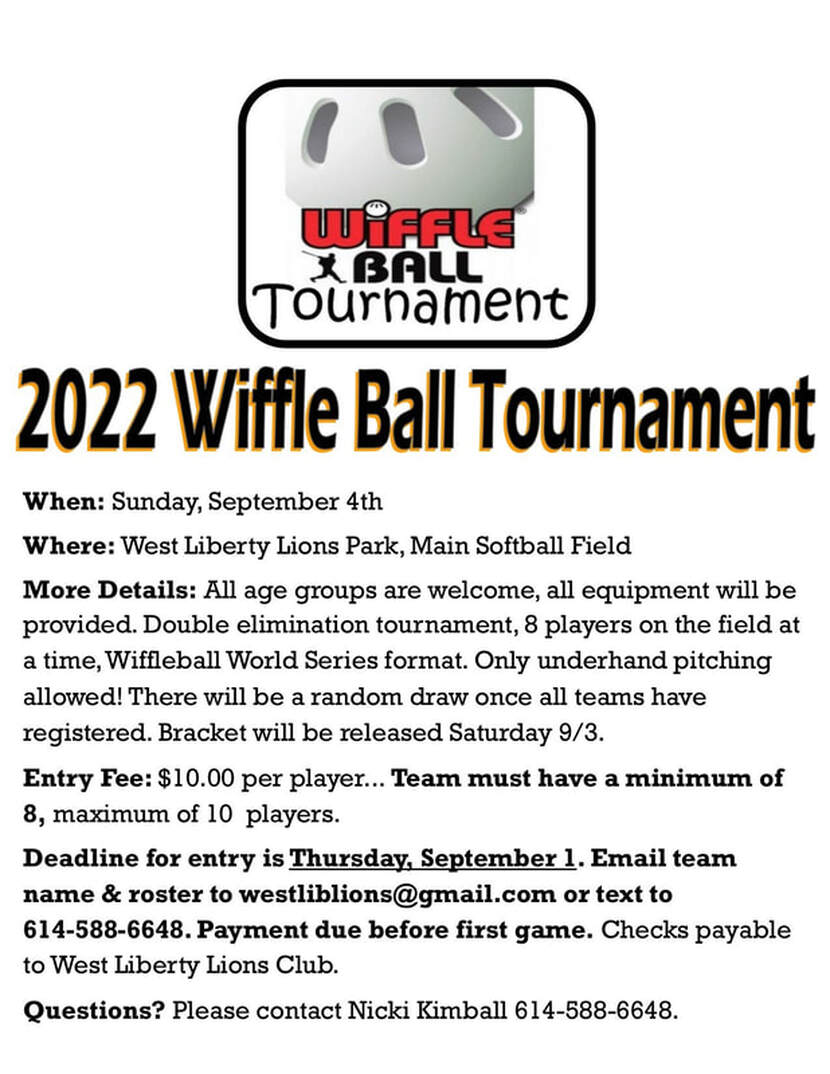 West Liberty Wiffle Ball Tournament